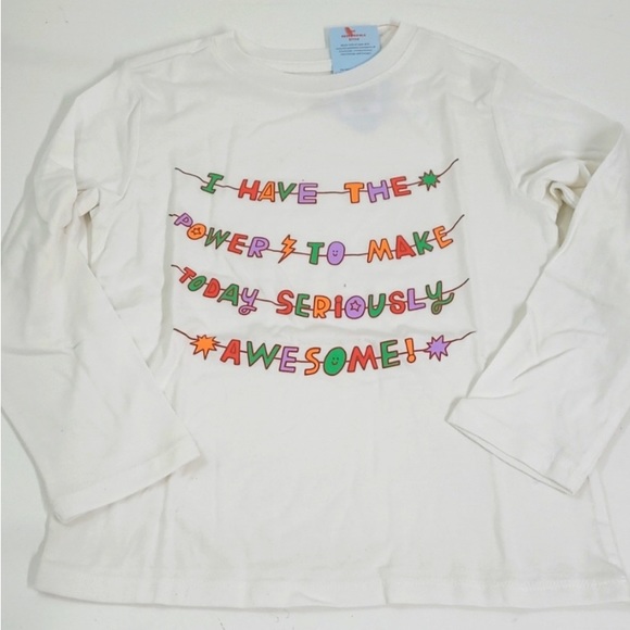 New! Boys Cat & Jack Long Sleeve Top Size Small (6/7) - Picture 1 of 3